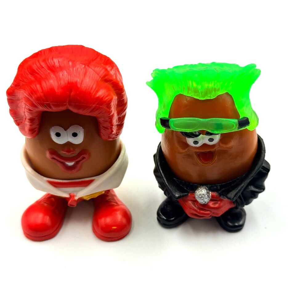 McDonald's McNugget Buddies Ronald and Rockstar Bundle Lot of 2 Figure Toys
